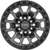 KMC KM718 Summit 17x8.5 6x5.5" +18mm Black/Gray Wheel Rim 17" Inch KM71878568418