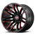 Moto Metal MO978 Razor 20x10 5x5.5" -24mm Black/Red Wheel Rim 20" Inch MO97821055524NRC