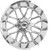 Moto Metal MO986 Siege 22x10 6x135/6x5.5" -18mm Chrome Wheel Rim 22" Inch MO98622067218N