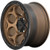 KMC KM541 Dirty Harry 17x8.5 5x5" +0mm Bronze Wheel Rim 17" Inch KM54178550600