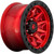 Fuel D695 Covert 17x9 8x170 +1mm Candy Red Wheel Rim 17" Inch D69517901750
