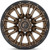 Fuel D681 Rebel 8 20x10 8x180 -18mm Bronze Wheel Rim 20" Inch D68120001847