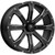 MSA M42 Bounty 15x7 4x137 +10mm Black/Milled Wheel Rim 15" Inch M42-05737