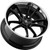 Asanti ABL-23 DELTA 22x10.5 5x4.5" +35mm Gloss Black SSL Wheel Rim 22" Inch ABL23-22051235BK