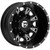(Set of 4) Fuel D513 Throttle Dually 17 Inch 8x210 Black/Milled Wheels Rims D513176593F-D513176593R