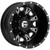 (Set of 4) Fuel D513 Throttle Dually 17 Inch 8x200 Black/Milled Wheels Rims D513176592F-D513176592R