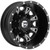 Fuel D513 Throttle Dually Rear 17x6.5 8x6.5" Black/Milled Wheel Rim 17" Inch D513176582R