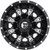 Fuel D513 Throttle Dually Rear 17x6.5 8x210 Black/Milled Wheel Rim 17" Inch D513176593R