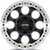 KMC KM237 Riot Beadlock 17x8.5 6x5.5" +0mm Black/Machined Wheel Rim 17" Inch KM237DB17856000