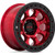 KMC KM237 Riot Beadlock 17x8.5 6x5.5" +0mm Candy Red Wheel Rim 17" Inch KM237QB17856000