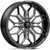 MSA Offroad M47 Sniper 20x7 4x156 +10mm Black/Milled Wheel Rim 20" Inch MA047BE20704410