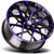 Shift H35 Piston 20x8.5 5x120 +35mm Black/Purple Wheel Rim 20" Inch H35052035GBMP