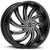 Ignite G04 Flame 22x8.5 5x4.5"/5x120 +35mm Black/Milled Wheel Rim 22" Inch G0428550135GBML