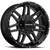 Raceline 931B Injector 16x8 5x4.5"/5x5" +0mm Satin Black Wheel Rim 16" Inch 931B-68096-00