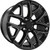 Replica PR177 Snowflake 22x9 6x5.5" +24mm Black/Milled Wheel Rim 22" Inch 177M-2295824