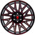 American Truxx AT1919 Evolution 22x12 8x6.5" -44mm Black/Red Wheel Rim 22" Inch AT1919-22281BTR