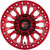 Fuel UTV FV125 Rincon Beadlock 15x7 4x156 +10mm Candy Red Wheel Rim 15" Inch FV125QX15704410