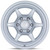 Black Rhino Shogun 17x8.5 5x5" -10mm Silver Wheel Rim 17" Inch BR011SX17855010N