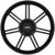 Rotiform FRA 22x12 5x130 +60mm Double Black Wheel Rim 22" Inch R907221263+60
