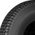 32x10-15 Tensor Tire Regulator 2 ATV/UTV 87N Load Range C Black Wall Tire RR321015AT