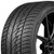 315/35ZR20 Delinte DS8 Desert Storm II 110W XL Black Wall Tire 841623105761