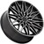 Niche NC278 Calabria 6 20x9.5 6x5.5" +30mm Black/Machined Wheel Rim 20" Inch NC278BD20956830