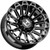 Hostile H142 Warrior 20x10 8x6.5" -19mm Black/Milled Wheel Rim 20" Inch H142-2010816547B