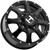 Hostile H403 Kodiak Dually Front 22x8.25 8x6.5" Satin Black Wheel Rim 22" Inch H403-22828165+123BB