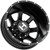 Hostile H403 Kodiak Dually Rear 22x8.25 8x6.5" Satin Black Wheel Rim 22" Inch H403-22828165-221BB