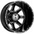 Set of 6-20" Inch Hostile H403 Kodiak Dually-Set 8x200 Black/Milled Wheels Rims H403-2082-8200D-4-M