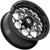 Fuel UTV FV400 Scepter 15x10 4x137 +0mm Black/Milled Wheel Rim 15" Inch FV400BE15104800