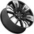 Performance Replicas PR225 24x10 6x5.5" +31mm Black/Chrome Wheel Rim 24" Inch PR225BP24106131