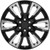 Performance Replicas PR225 24x10 6x5.5" +31mm Black/Chrome Wheel Rim 24" Inch PR225BP24106131