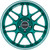 Motegi MR158 Tsubaki 18x9.5 5x4.5" +40mm Green Wheel Rim 18" Inch MR158ED18951240