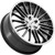 Petrol PE001 P1D 17x8 5x100 +35mm Black/Machined Wheel Rim 17" Inch PE001BD17805135