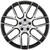 TSW TW002 Lasarthe 18x9 5x112 +45mm Black/Machined Wheel Rim 18" Inch TW002BD18905745