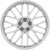 TSW TW001 Daytona 19x10.5 5x4.5" +25mm Silver Wheel Rim 19" Inch TW001SX19051225