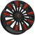 VCT Alpha 20x8.5 5x4.5"/5x120 +38mm Black/Red Wheel Rim 20" Inch ALP-208551420+38BR