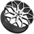 Borghini B28 26x10 6x5.5" +25mm Black/Machined Wheel Rim 26" Inch BW28-26182BM