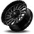 HardRock H708 Overdrive 20x12 8x170 -51mm Black/Milled Wheel Rim 20" Inch H708-201270151GBM