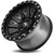 HardRock Off-Road H106 17x9 5x5" -12mm Matte Black Wheel Rim 17" Inch H106-179073112BB