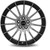 DRW D15 18x8 5x100/5x4.5" +40mm Black/Machined Wheel Rim 18" Inch D15-188010H4073BMF