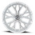 Pinnacle P306 Mystic 22x9 5x115 +15mm Silver Wheel Rim 22" Inch P3062295115-15SMF