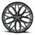 Pinnacle P306 Mystic 22x9 5x4.5" +35mm Gloss Black Wheel Rim 22" Inch P3062295545-35GB