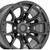 Defiant DF04 17x9 6x135 +12mm Gunmetal Wheel Rim 17" Inch DF04-17090-6135-12G1