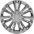 OE Wheels CV43B 22x9 6x5.5" +24mm Chrome Wheel Rim 22" Inch CV43B-22090-6550-24C