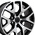 OE Wheels CV92 20x9 6x5.5" +27mm Black/Machined Wheel Rim 20" Inch CV92-20090-6550-27MB