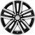 OE Wheels VW27 18x7.5 5x112 +51mm Black/Machined Wheel Rim 18" Inch VW27-18075-5112-51MB