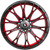 Spec-1 SP-59 17x7.5 5x105/5x4.5" +42mm Black/Red Wheel Rim 17" Inch SP-5917752842BMR