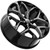 OE Revolution G-09 Snowflake 22x9 6x5.5" +24mm Black/Milled Wheel Rim 22" Inch G09-2295024GBM